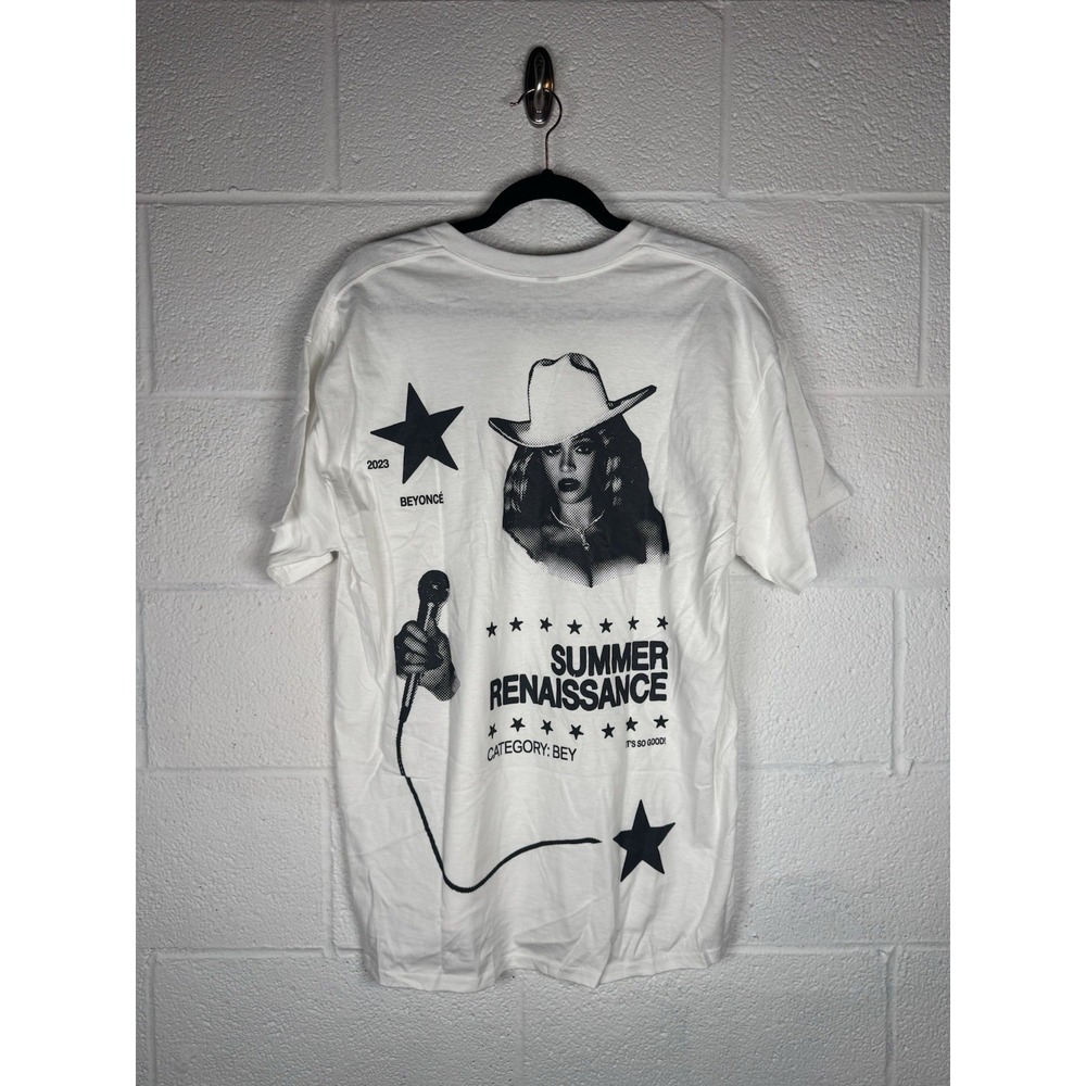Beyoncé Renaissance World Tour 2023 "Summer Renaissance" Tee White Large